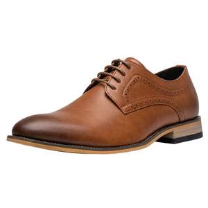 Chaussures en cuir véritable de haute qualité pour hommes, bout rond, à lacets, confort premium, approvisionnement mondial en gros - Product Image 3