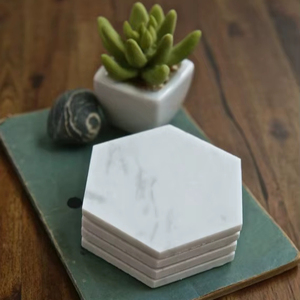 Marble Coaster Coffee <b>Cup</b> Mats Coaster Drink Mats Table Pads Decorated Coaster Modern Design Table Pads <b>For</b> Office Hotels Used - Product Image 1