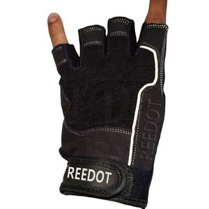 Reedot Fit FlexFit-guantes de levantamiento de pesas con palma de cuero acolchada, flexibles - Product Image 6