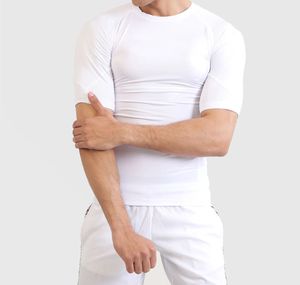 Rashguards blancs unis pour hommes, vêtements de fitness et d'arts martiaux, kimonos de jiu-jitsu personnalisés imprimés par sublimation, kimonos de jiu-jitsu MMA - Product Image 3