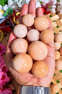 Esfera de cristal de morganita natural, bola de morganita rosa, piedra curativa para Reiki, meditación, decoración energética, venta al por mayor - Product Image 6