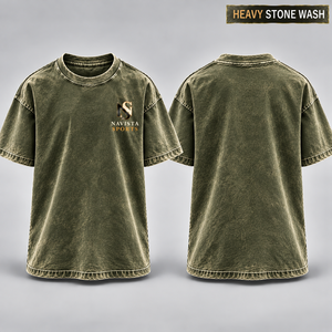 เสื้อยืด NAVISTA SPORTS ทรงปกติสำหรับผู้ชาย ผ้าฝ้าย 100% คอกลม สไตล์สตรีทแวร์ พิมพ์ลายด้วยเทคนิคซิลค์สกรีนด้านหน้า ล้างสีแบบแอซิด ระบายอากาศได้ดี ป้องกันรังสียูวี - Product Image 6