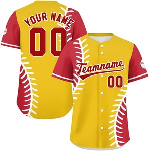 Camiseta de Béisbol Bordada Original de México, Roja, Sublimada, Azul Jays, con Logotipo Cosido y Número de Equipo Personalizado - Product Image 3