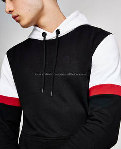 Sudadera con Capucha Personalizada para Hombre, Sudadera de Invierno con Bloques de Color, Sudadera con Capucha Estilo Urbano |   Ropa Deportiva Informal |   OEM/ODM Disponible - Product Image 3