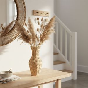 VASO TIPO 2 DE RATÁN ARTESANAL - Product Image 4