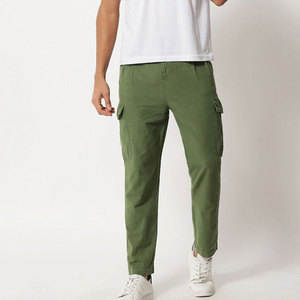 Pantalon cargo pour homme personnalisé à faible MOQ, décontracté, léger, effet délavé, fabriqué au Pakistan - Product Image 5