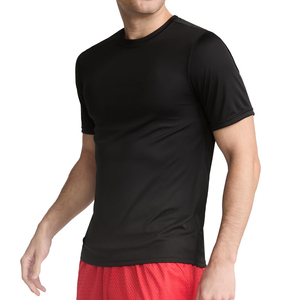 เสื้อยืดกีฬาผู้ชายแบบรัดรูป แขนสั้น สำหรับออกกำลังกายและฟิตเนส - Product Image 2