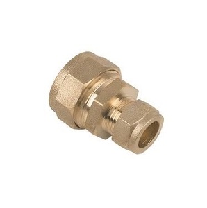Raccord coudé mâle en laiton résistant aux hautes températures à sertir pour lignes de vapeur, raccord évasé en laiton à sertir - Product Image 1