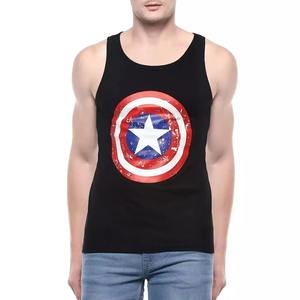 Débardeur de sport vintage respirant en coton blanc grande taille pour hommes et femmes, avec impression personnalisée par transfert thermique - Product Image 1