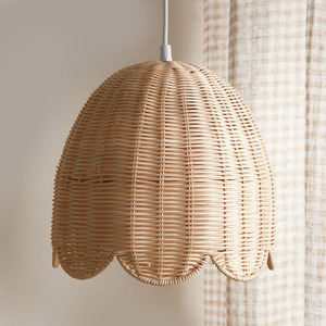 Rattan lampshade for wall <b>lights</b> & <b>ceiling</b> lamps best seller hand-weave lampshades kids room decor - Product Image 1