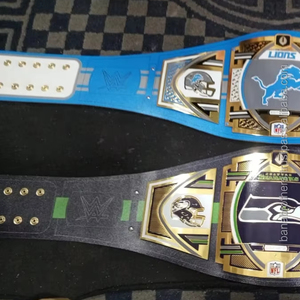 Cinturón de Campeonato de los Detroit Lions para Hombre, Talla Adulto, Cinturón de Campeones Legacy de 2 mm de Grosor - Product Image 3