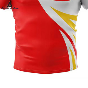 เสื้อรักบี้ขายตรงจากโรงงาน ผลิตตามสั่งสำหรับทีม ระบายอากาศได้ดี เป็นมิตรกับสิ่งแวดล้อม ผลิตจากโพลีเอสเตอร์ 100% ชุดฝึกซ้อมกีฬา - Product Image 6