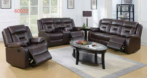 Modern <b>L</b>-<b>Shape</b> Fabric Sectional <b>Sofa</b> With Tufted Back And Straight Arms For Living Room - Product Image 5