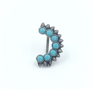 Divyoro Oxidised Aqua Heritage Nath - Product Image 5