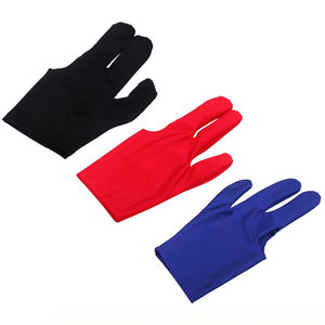 Guantes Profesionales de Snooker de Tres Dedos, Ajuste Suave, Tela Flexible, Cierre Seguro para la Muñeca, para Jugadores de Billar, OEM - Product Image 6