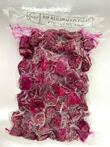 Fruits du dragon surgelés IQF, mi-coupés, tranches, cubes, dés de fruits tropicaux sucrés, emballés sous vide, 99 Gold Data, durée de conservation de 24 mois, 1 kg - Product Image 4
