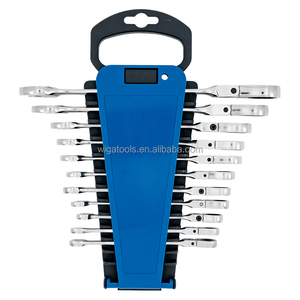 Juego de Llaves Combinadas Métricas WIGA-FLEX, Duraderas, de Acero Cr-V, con Cabeza Ajustable, para Mantenimiento de Equipos Industriales - Product Image 1