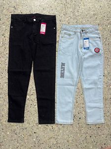Jeans Stockify au design unique pour garçons et filles, pantalons en denim tendance, pantalons décontractés confortables pour enfants, tenue élégante pour tous les jours, en solde - Product Image 5