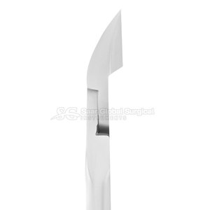 Cortauñas Profesional SAAR GLOBAL SURGICAL de Acero Inoxidable, Cuchillas Curvas, Puntas Afiladas, Apertura de Mandíbula Ancha, para Recortar Uñas de los Dedos - Product Image 5