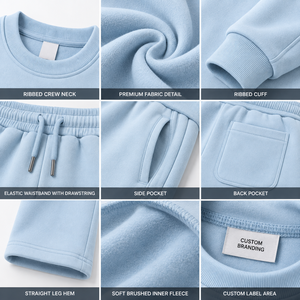 Livraison Rapide – Nouvelle Collection Hiver : Ensemble Sweat à Capuche Imprimé Lettres Style Marque, Coton Haute Qualité, Sport Décontracté pour Homme - Product Image 4