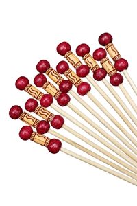 Palillos de Madera Largos para Cócteles, Brochetas Reutilizables para Aperitivos, Cócteles, Bebidas, Queso, Frutas, Bocadillos, Palillos para Fiestas - Product Image 4
