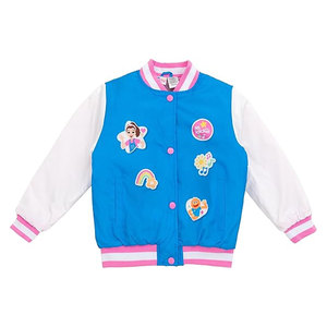 Chaqueta Bomber Varsity para Bebés y Niños Pequeños, Abrigo Ligero y Cálido con Diseño Clásico de Letras, Suave y Cómodo para Uso Diario - Product Image 1