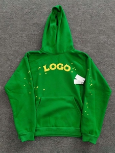 Factory <b>Direct</b> Sales Hot Sale 450g Heavy Cotton Puff Print Celebrity Same Hip Hop Sp-Web Casual Hoodie Pakistan - Product Image 5