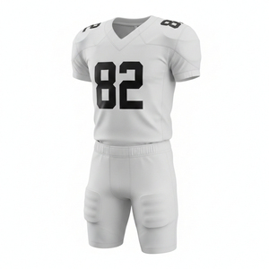 Camiseta de Fútbol Americano Personalizada 100% Poliéster, Mangas Cortas, Secado Rápido, Tallas Grandes, Nombres/Números de Equipo Personalizados - Product Image 2