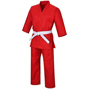 LOCK STITCH INDUSTRIES Kimono de Jiu-Jitsu BJJ de Diseño Personalizado Más Vendido, Rojo, de Algodón, Transpirable, Duradero y Ecológico para Hombre - Product Image 2