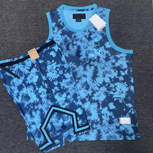 2526 Nuevo <span class=keywords><strong>Conjunto</strong></span> de Chaleco Deportivo American Flying Man, Sin Mangas, de Malla, Informal, para Entrenamiento de Baloncesto - Product Image 6