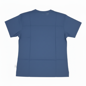 เสื้อสครับแพทย์แบบคอวี แขนสั้น ชุดยูนิฟอร์มพยาบาล ชุดทำงานแพทย์โรงพยาบาล เสื้อสครับระบายอากาศได้ดี ยืดหยุ่นได้ - Product Image 2