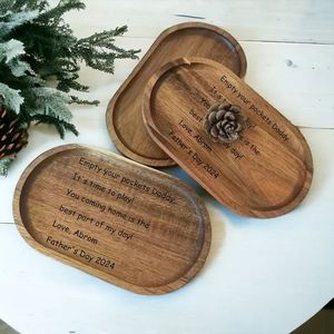 Bandeja de Servir de Madera Estampada de Lujo para Té, Café, Aperitivos, Desayuno, Bandeja Decorativa para Cocina - Product Image 1