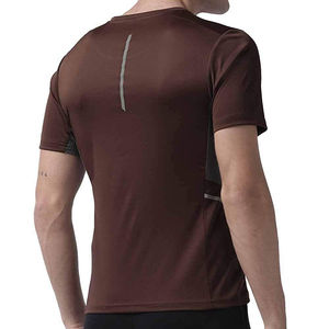 T-shirts pour hommes en tissu respirant et écologique, surdimensionnés, en polyester/coton, service personnalisé OEM, imprimés, tissu 250g - Product Image 4