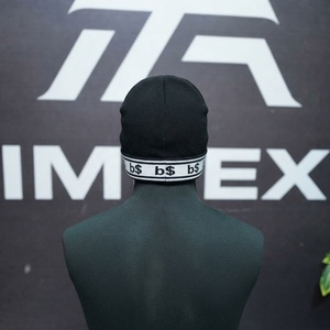 Unisex <b>Acrylic</b> Beanie With Embroidery <b>Letter</b> Pattern Street Style Winter Hat 56-58CM - Product Image 3