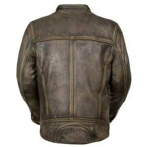 2026 Fashionable best <b>Leather</b> <b>Jacket</b> for Men and Plus Size Solid Pattern Available for Reasonable Price Men's <b>Leather</b> <b>Jacket</b> - Product Image 2