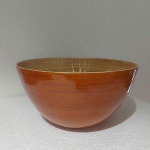 Ensaladera impresionante superventas de alta calidad mayorista, cuenco de bambú hilado hecho a mano para hacer ensaladas, frutero - Product Image 2