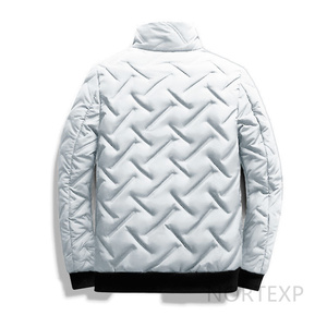 Veste d'hiver à capuche pour homme sur mesure ODM, style formel décontracté, en fibre de polyester épaisse, imperméable, réversible, vente en gros à l'international - Product Image 6