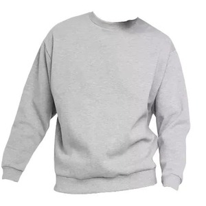 Sudadera de Cuello Redondo para Hombre, Holgada, Básica, de Manga Larga, Color Gris, Mezcla de Algodón y Poliéster, Sudaderas Personalizadas para Hombre - Product Image 6