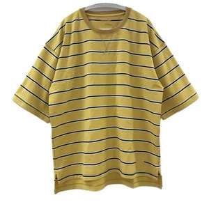 T-shirt Homme Oversize en Coton Premium avec Couche Contrastante, Col Rond, Manches Courtes, Coupe Décontractée, Style Streetwear Décontracté - Product Image 6