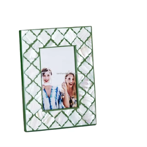 Custom Size Luxury <b>Metal</b> <b>Photo</b> <b>Frame</b> with Bone Inlay Design for Home Decor Wall Hanging Wholesale Luxury Gifts Product - Product Image 3