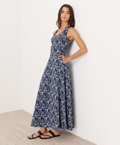 Vestido Maxi Dulce sin Mangas con Espalda Descubierta y Cintura Imperio de Algodón Antiestático para Primavera/Verano, Vestido Maxi de Playa para Mujer, Vestido de Verano Personalizado - Product Image 1