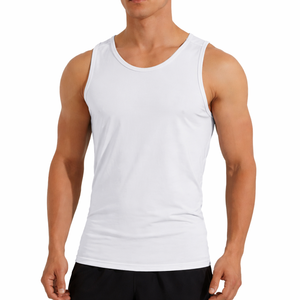 Débardeur en coton pour homme 220GSM |   Débardeur de sport sans manches |   Vêtements décontractés respirants pour l'été |   Fabricant OEM - Product Image 4