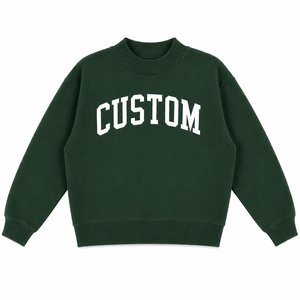 Sweat-shirt personnalisé en polaire pour enfants à col montant, coupe quotidienne, écologique, 100 % polyester, tailles sur mesure, idéal pour le printemps - Product Image 1