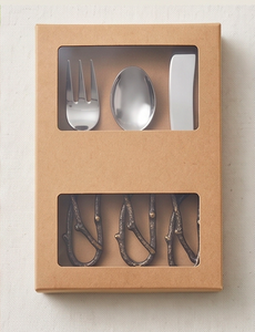 Ensemble de couverts en métal au design rétro, cuillère, couteau, fourchette, résistant au lave-vaisselle, finition dorée, pour la cuisine et la maison - Product Image 6
