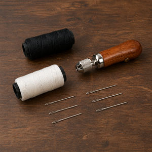 Kit de couture rapide pour cuir avec aiguilles à coudre noires et blanches, ensemble d'outils de couture à la main |   Aiguilles, Artisanat du cuir |   Inde 2026 : Pros de l'exportation - Product Image 5