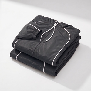 Wholesale Custom Windbreaker Jacket and <b>Shorts</b> Set Unisex Polyester Sportswear Training Running Gym Teamwear OEM ODM Supplier - Product Image 5
