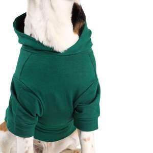 Ropa para mascotas, sudadera cómoda de algodón y forro polar sólido para perros, ropa protectora cálida para exteriores para todas las estaciones, ropa a juego para perros y dueños - Product Image 3