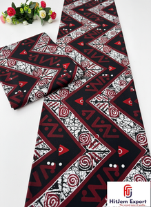 Tissu en coton Ankara imprimé africain de qualité supérieure pour robes de mode et décoration intérieure - Product Image 4