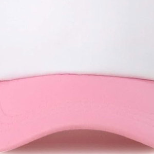 หมวกแก๊ปทรง Trucker 6 แผง สีขาวชมพู ผ้าตาข่าย สำหรับผู้ใหญ่ สวมใส่สบาย ปรับขนาดได้ เหมาะสำหรับฤดูใบไม้ผลิและฤดูร้อน - Product Image 2
