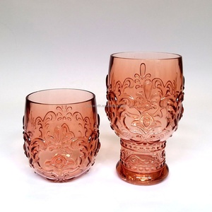 Embossed <b>Plastic</b> Acrylic Drinking Tumbler - Product Image 2